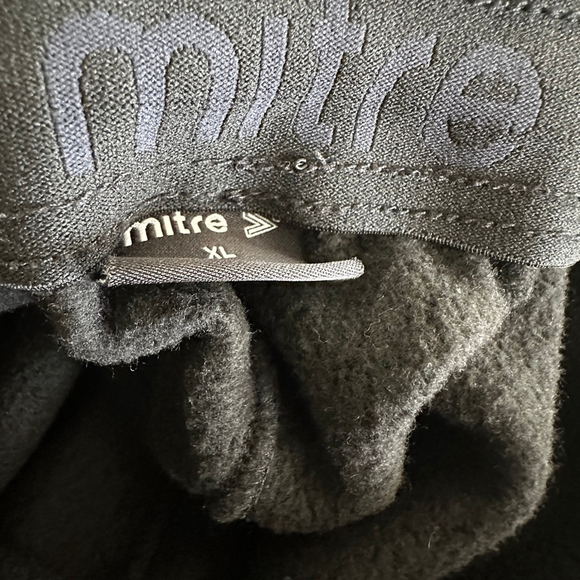 Men's Mitre Black Sweatpants Size XL - Picture 8 of 8